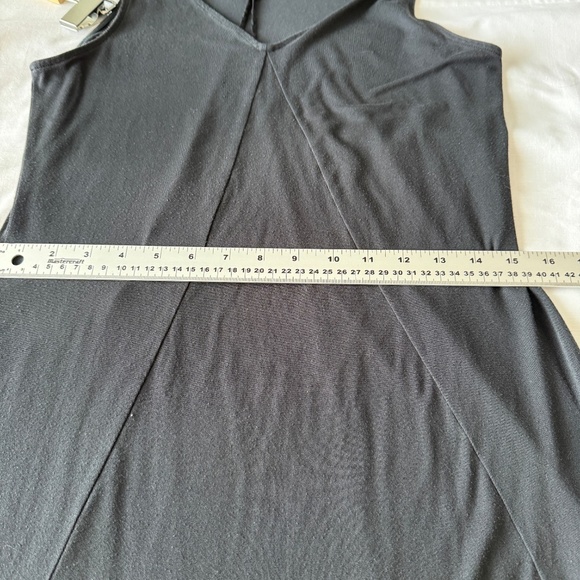 Lole Women's Lightweight Stretch Tank Top Dress V-Neck Flared Hem Black‎ Medium - Picture 10 of 14